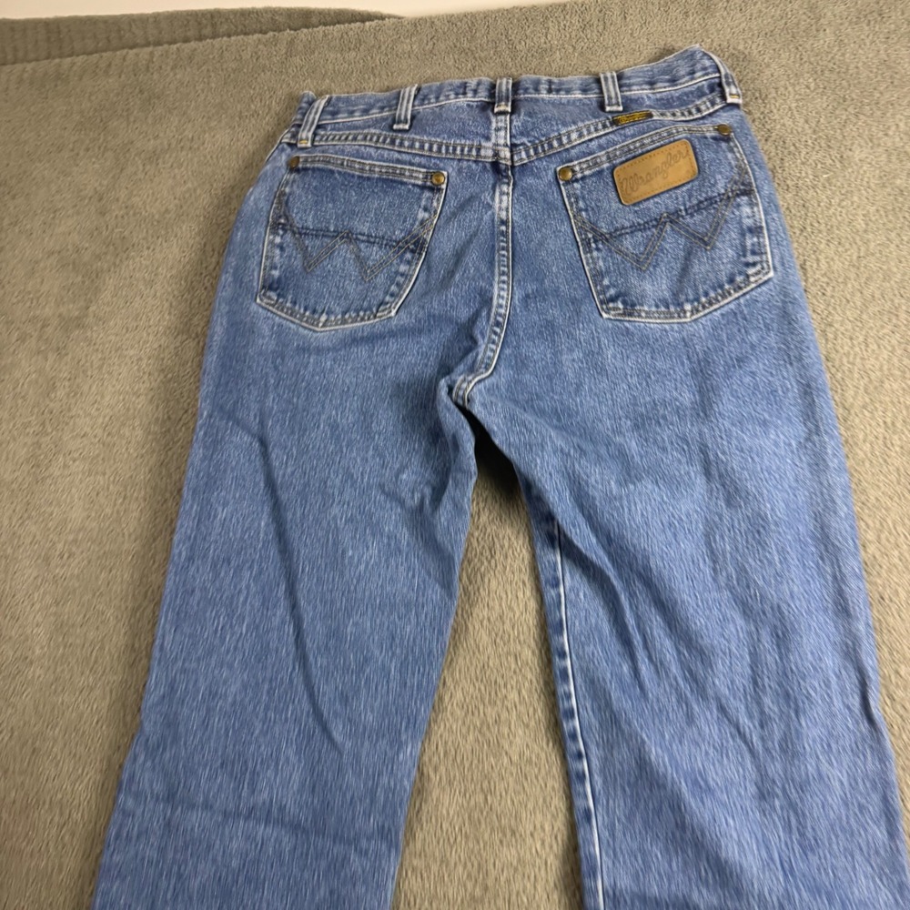 Wrangler 13MGSHD Cowboy Cut Original Fit Jeans Medium Wash 31x34 Mens Denim